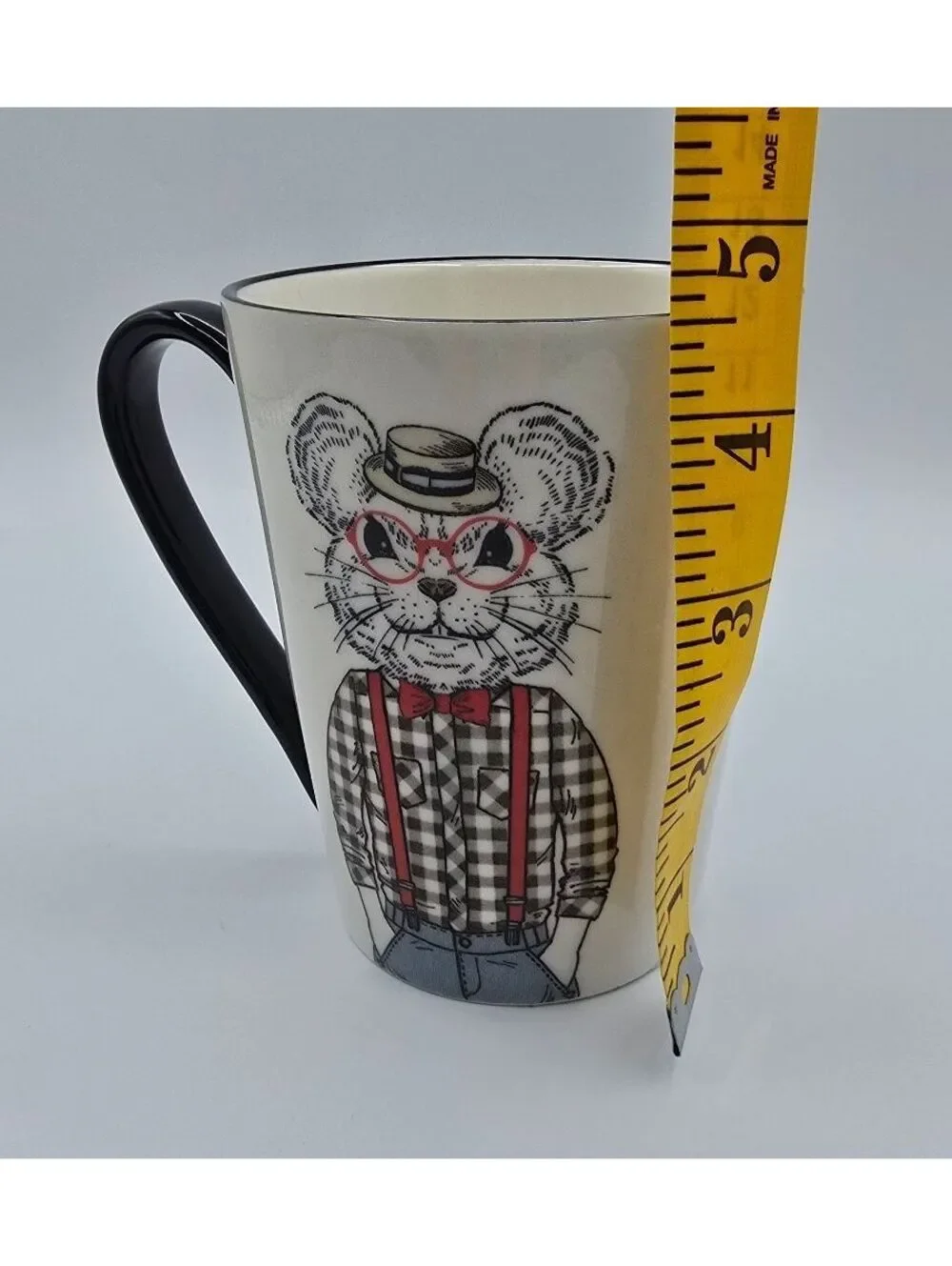 Signature Housewares Hipster Animal Mugs Mouse